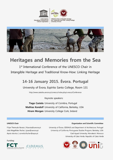 Conferência Cátedra UNESCO: Patrimónios e Memórias do Mar